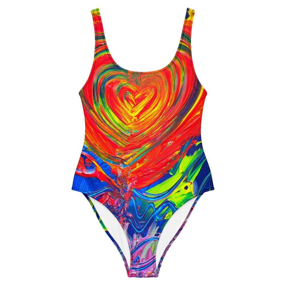 Only Love heals: artwork One-Piece Swimsuit