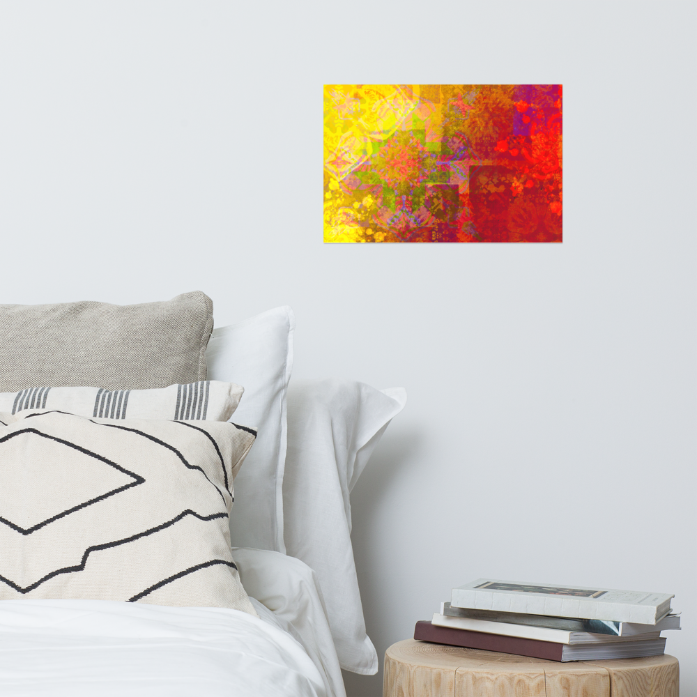 Mandala of Consciousness: Channeled art Poster